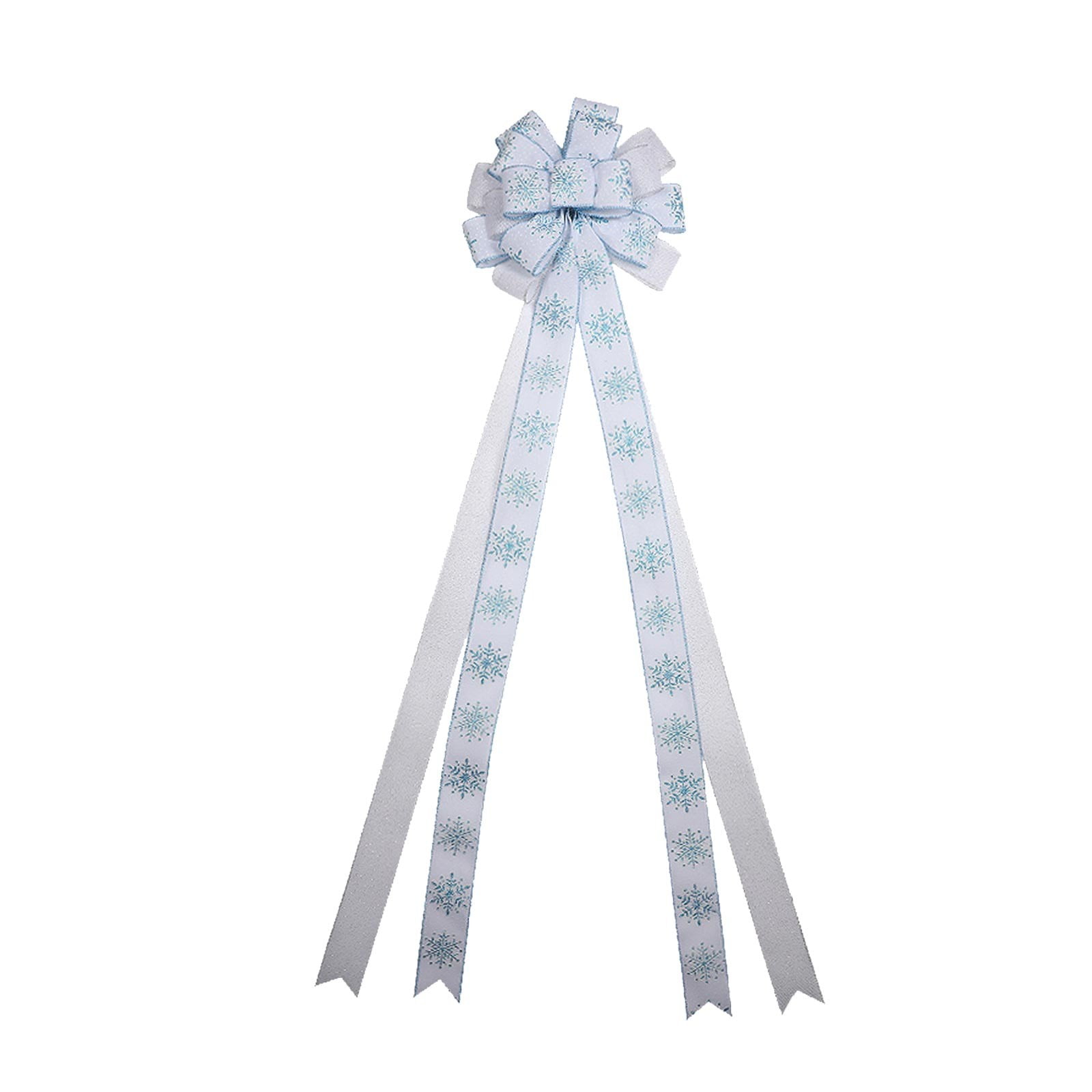 2024 Hot Selling Christmas Decor Christmas Tree Topper Bow Large 13"X44