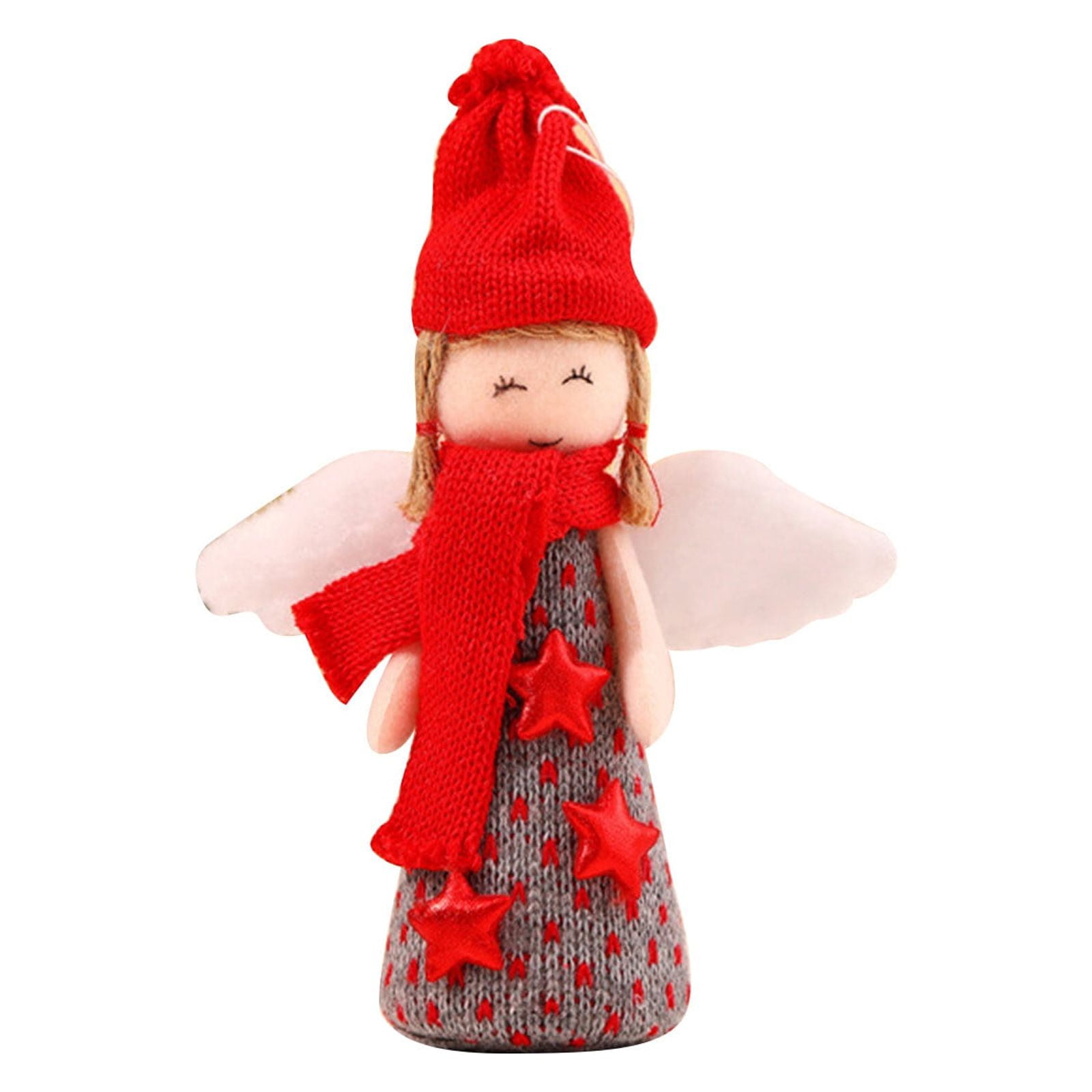 2024 Hot Selling Christmas Tree Angel Old Man Pendant Fabric Pendant Christmas Tree Ornaments