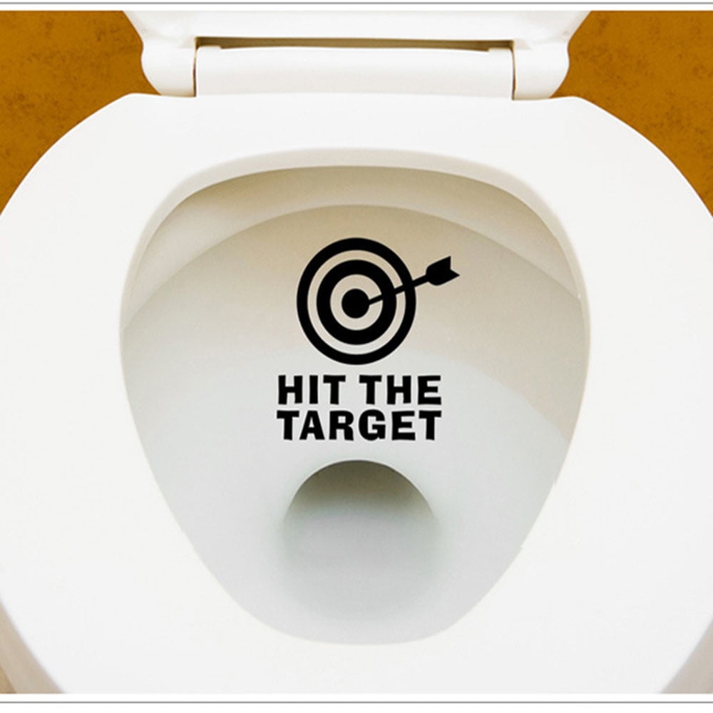 2024 Hot Selling DIY Arrow&Target Toilet Seat Bathroom Sticker Home