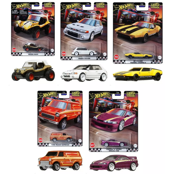 2024 Hot Wheels Premium Boulevard Set, 1/64 Diecast Cars - Walmart