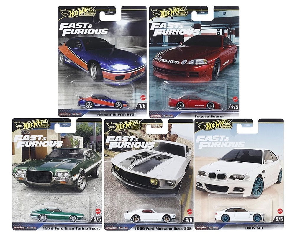 ふるさと納税 2024 Hot Wheels Premium Fast & Furious Die-Cast Wave F (Set ミニカー