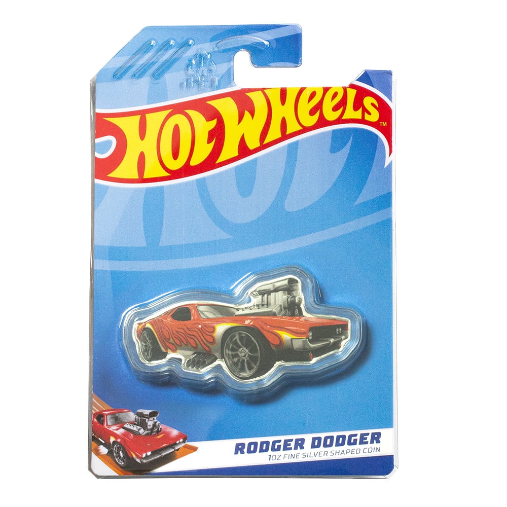 2024 Hot Wheels Rodger Dodger 1 oz Silver Coin $2 Solomon Islands PAMP Suisse