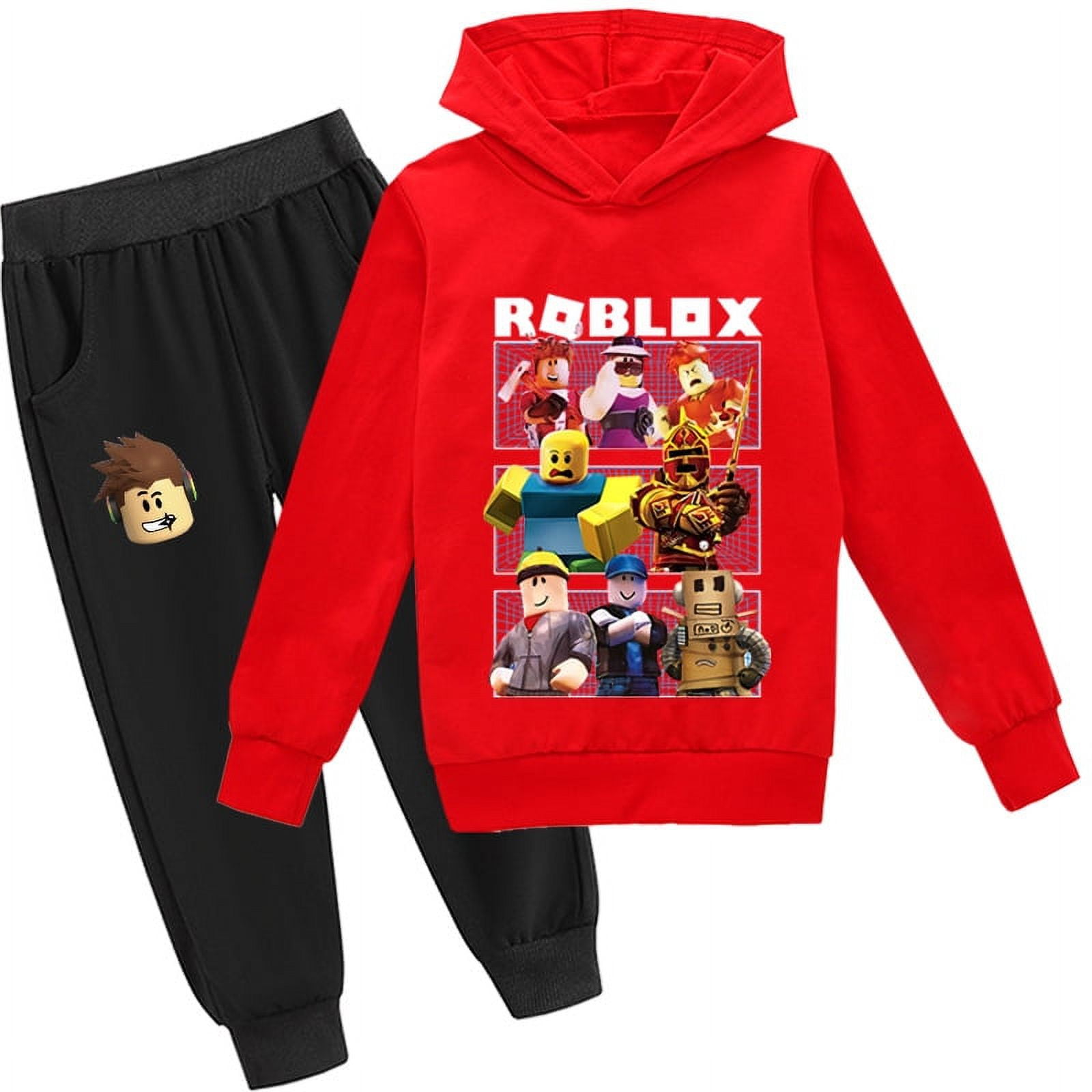 2024 Hot New Card Cartoon Roblox Leisure Suit Boys And Girls Children 2024 Hot New Card Cartoon Roblox Leisure Suit Boys Girls Children Hoodie Pants Fall Winter New Teenage Hoodie Hoodie Pants Two Piece Set 02c4d3fe Edc7 4feb 8ab4 
