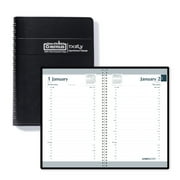 House of Doolittle Recycled Daily Calendar Planner Black Cover