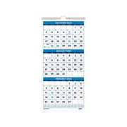 House of Doolittle 3646 3-Month Vertical Compact Wall Calendar
