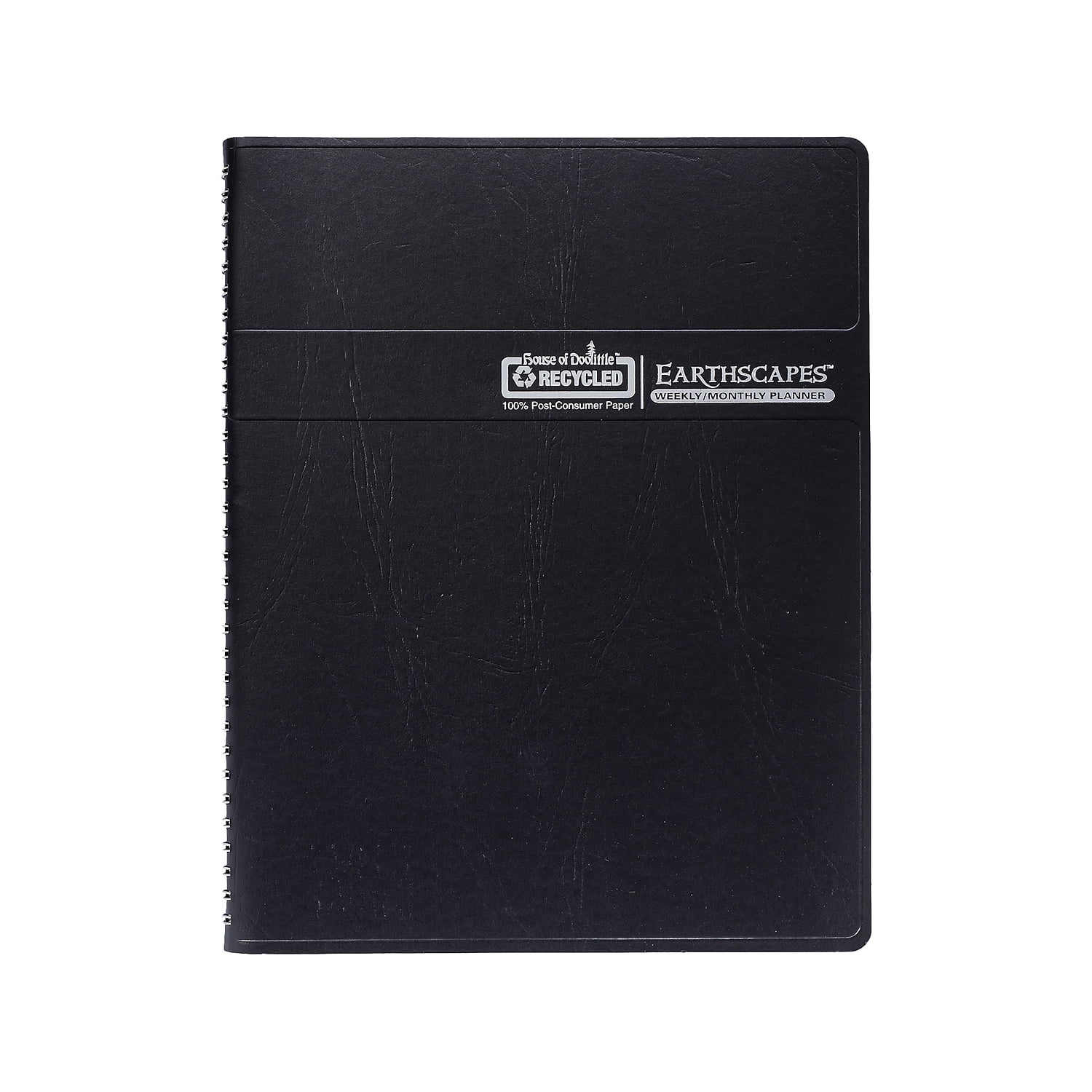 2024 House of Doolittle Earthscapes 8.5" x 11" Weekly & Monthly Planner Black (27302-24)