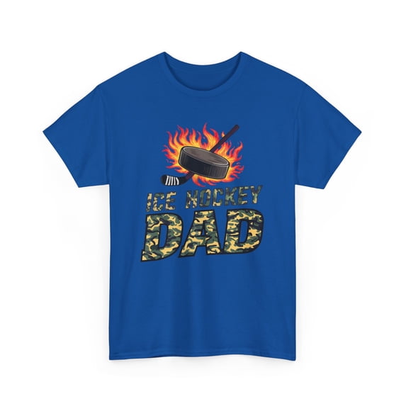 2024 Ice Hockey dad for Dad father gift Unisex Cotton Tee