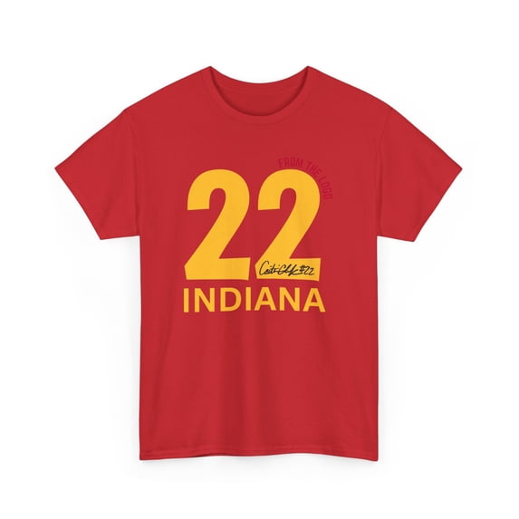 2024 Indiana Caitlin Clark #22 Basketball for fan Gifts Unisex Cotton Tee