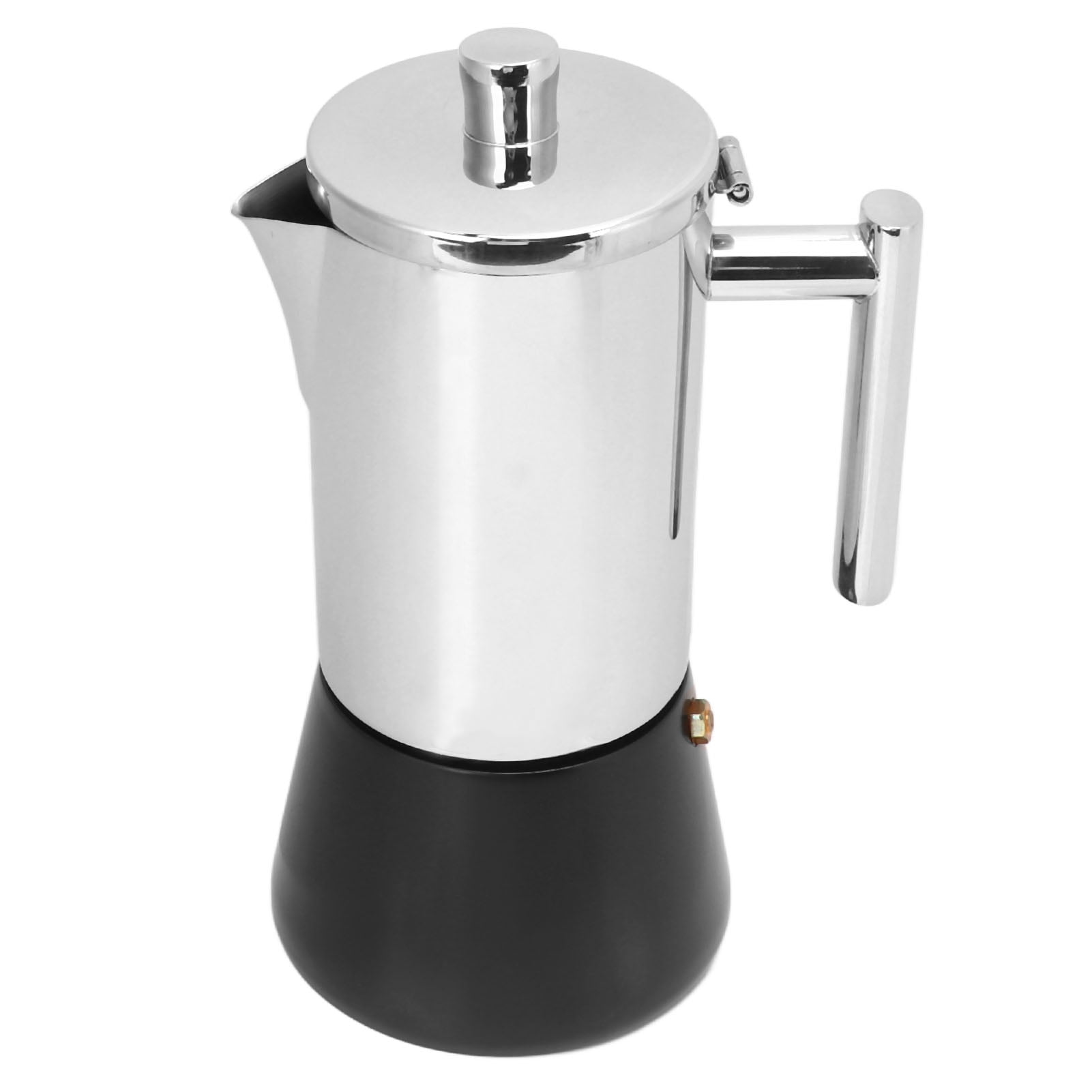 2024 Induction Heating Moka Pot Stovetop Coffee Maker Stainless Steel