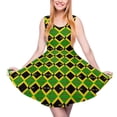 thumbnail image 1 of 2024 Jamaica Flag Dress One Love Boho Dresses High Waist Street Style Design Skate Dress Female Oversized Clothing, 1 of 7