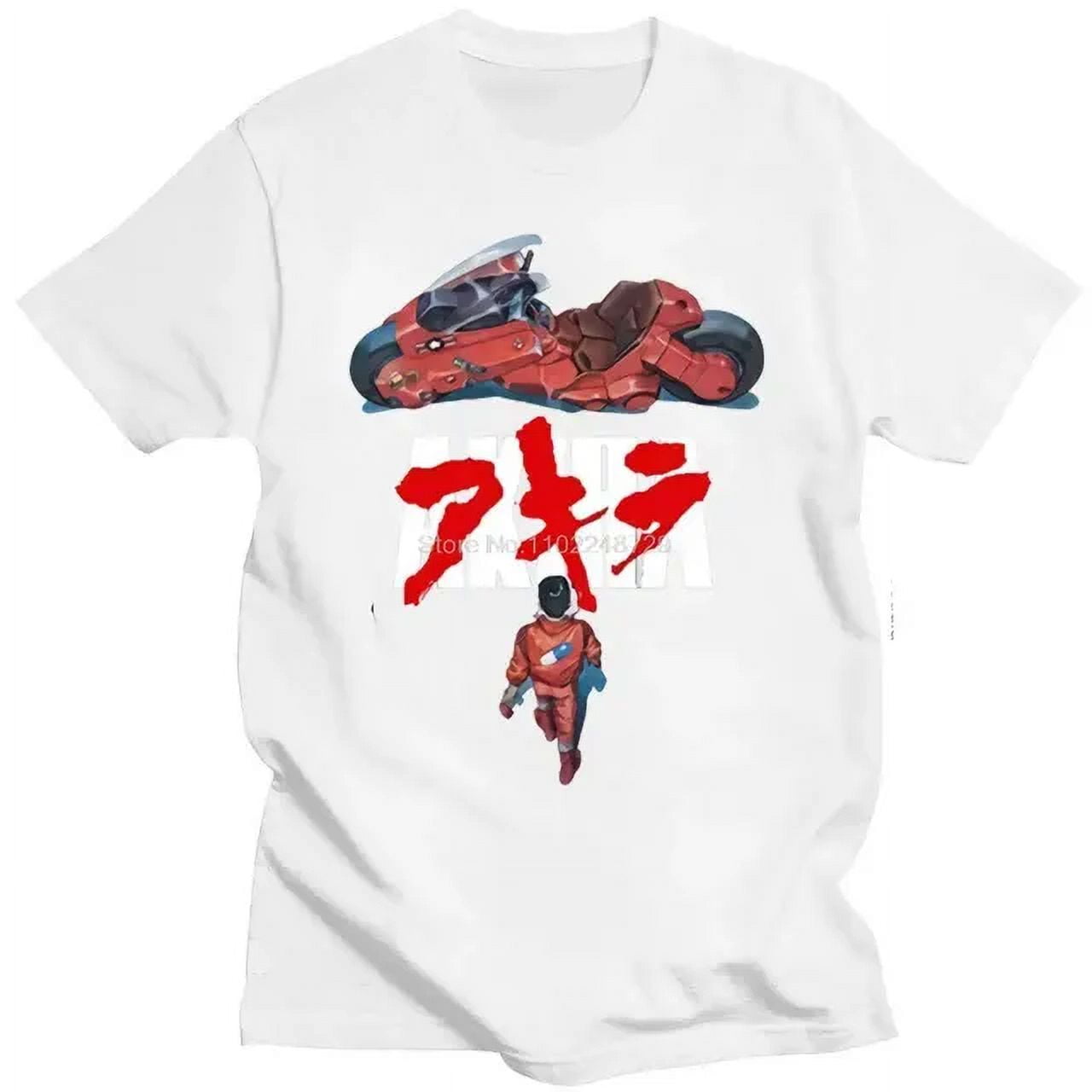 2024 Japanese Akira Synthwave T Shirt Short Sleeve Spring Summer Men Casual Tshirt Man Hipster Loose Fitness Style T Shirt Walmart