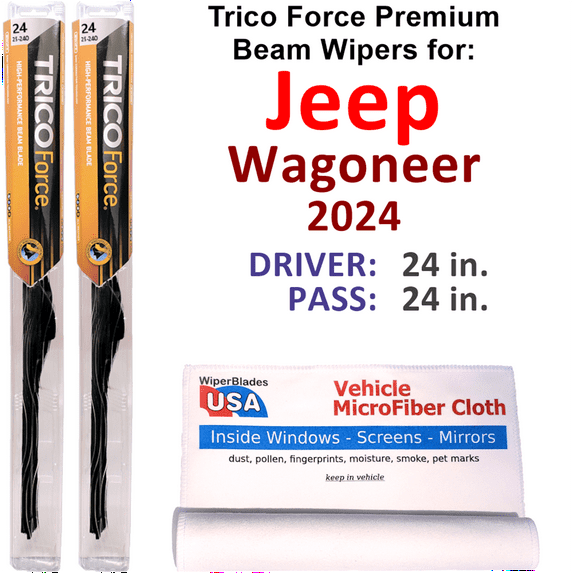 2024 Jeep Wagoneer Performance Beam Wipers (Set of 2)