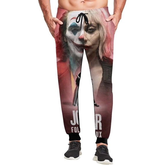 2024 Joker Folie A Deux Men's Sweatpants 3D Printing Casual Joggers Pants Trousers Fashion Daily Sweatpants With Drawstring Closed Bottom