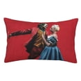 thumbnail image 1 of 2024 Joker Folie a Deux Pillowcase Cushion Pillow Covers With Hidden Zipper Pillow Case Decor For Bed Dorm Sofa Couch Car 16"x24", 1 of 8