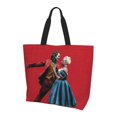 thumbnail image 1 of 2024 Joker Folie a Deux Tote Bags Reusable Women Shoulder Bag Grocery Bag Travel Beach Shopping Work Daily Handle Bag, 1 of 8