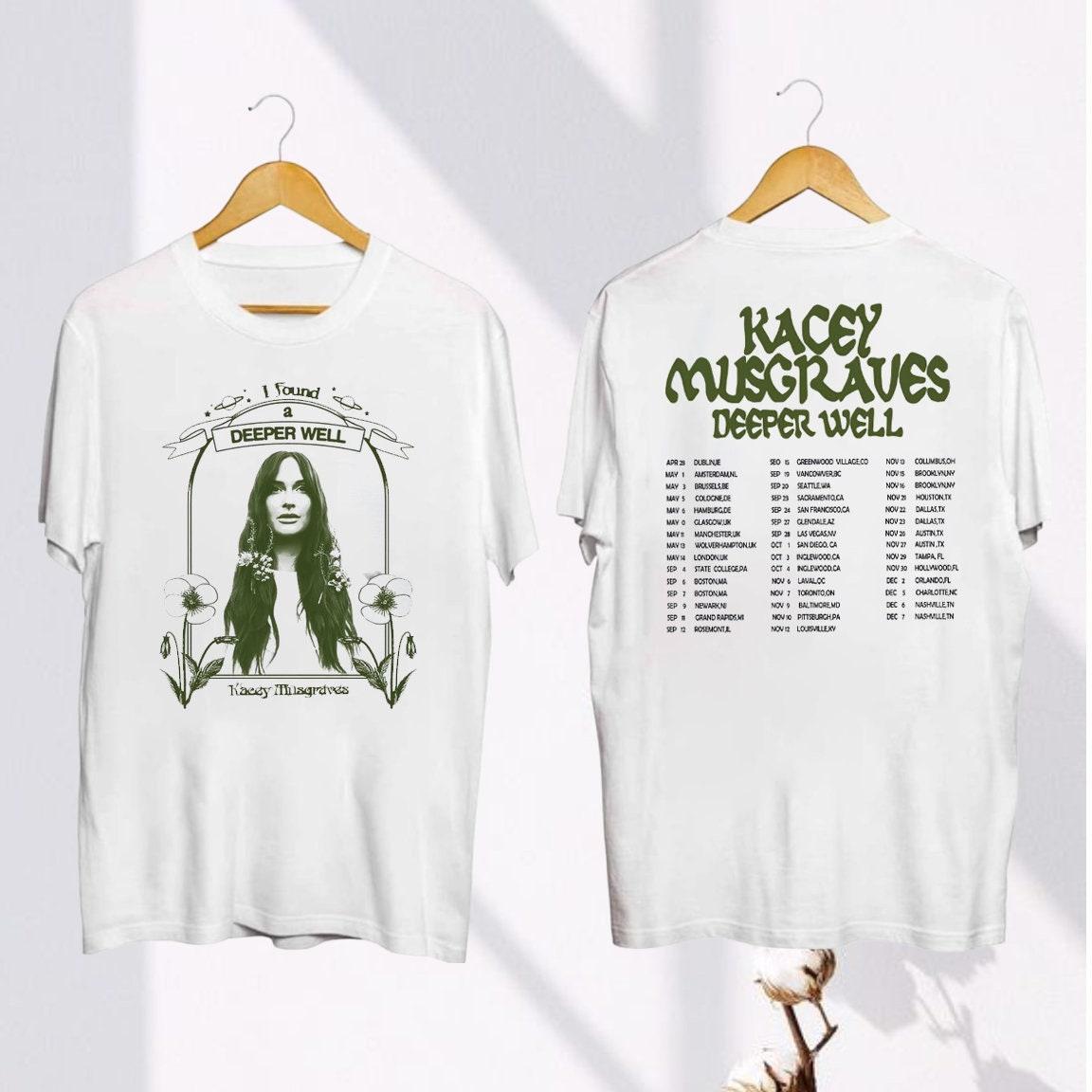 2024 Kacey Musgraves Deeper Well World Tour T Shirt, Kacey Musgraves