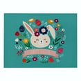 2024 Kitchen Essentials Easter Placemat Cartoon Rabbit Placemat Cute