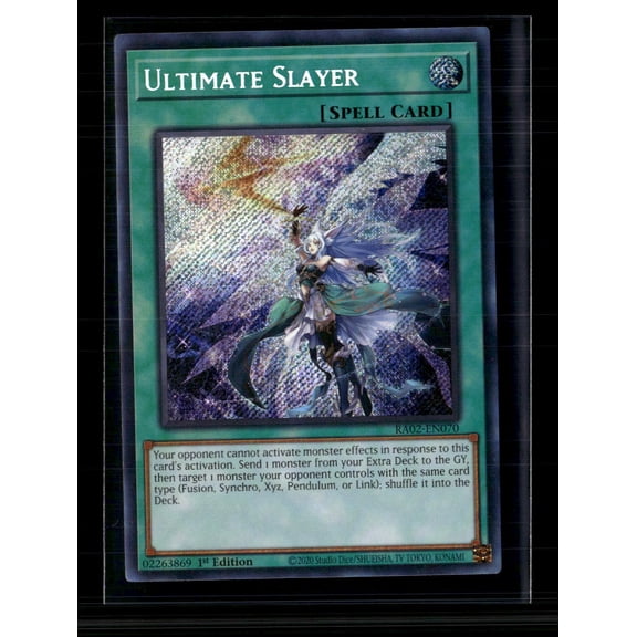 2024 Konami Yu-Gi-Oh! 25th Anniversary Rarity Collection II Ultimate Slayer Quarter Century Secret Rare 1st Edition