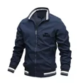 thumbnail image 1 of 2024   LONSDALE Logo Aviator Stand Collar Jacket Men‘s Casual Slim Baseball Jacket Latest Spring Fashion High Quality Jacket, 1 of 7