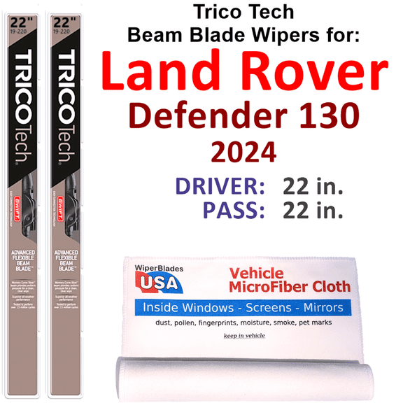 2024 Land Rover Defender 130 Beam Blade Wipers (Set of 2)