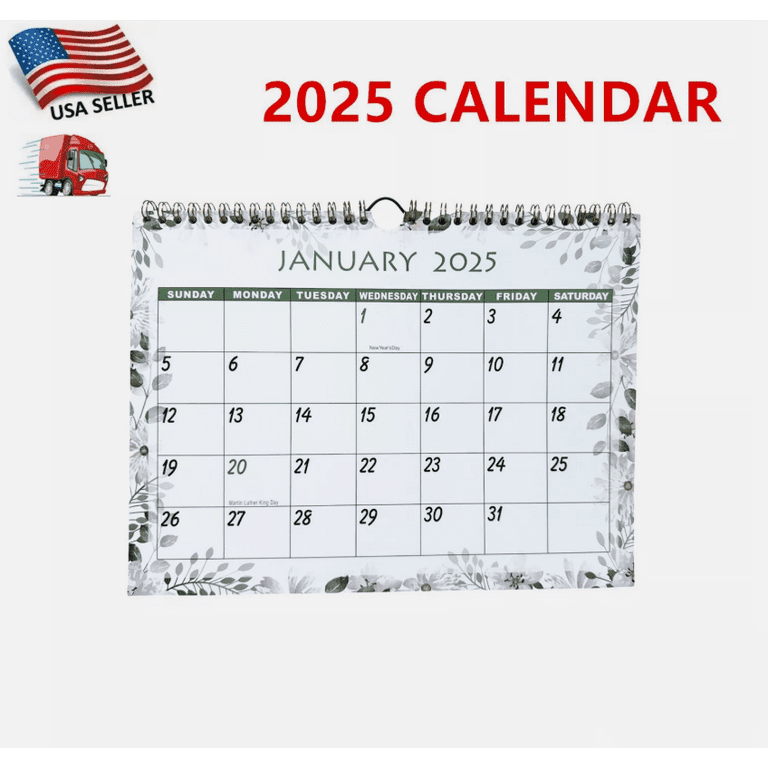 2025 Wall Calendar 12 Months Wall Calendars Annual Planner 11 2025-wall-calendar-12-months-wall-calendars-annual-planner-11-x-9-large-print-january-to-december-walmart-com