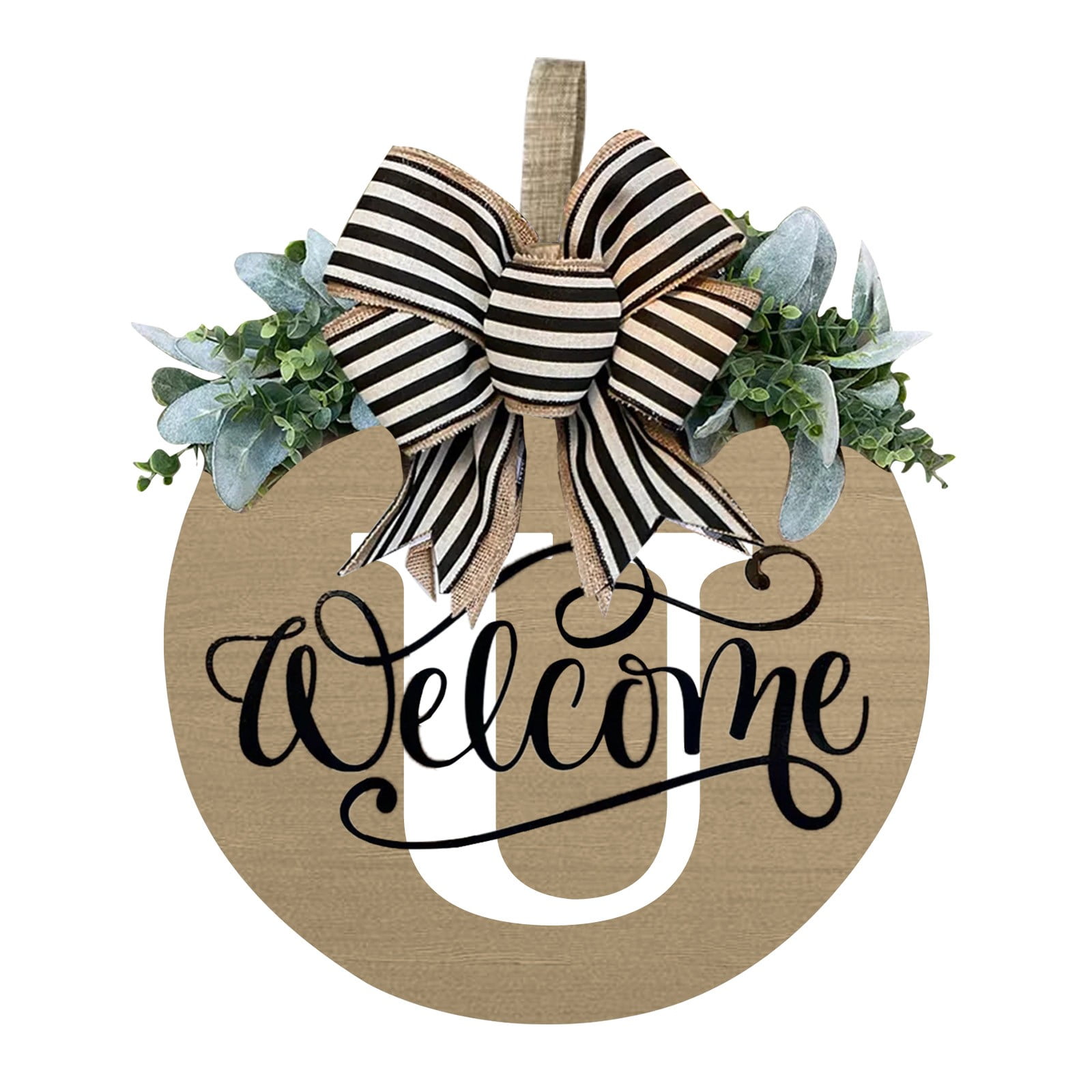 2024 Last Name Year Round Front Door Wreath 26 Last Names Alphabet Door