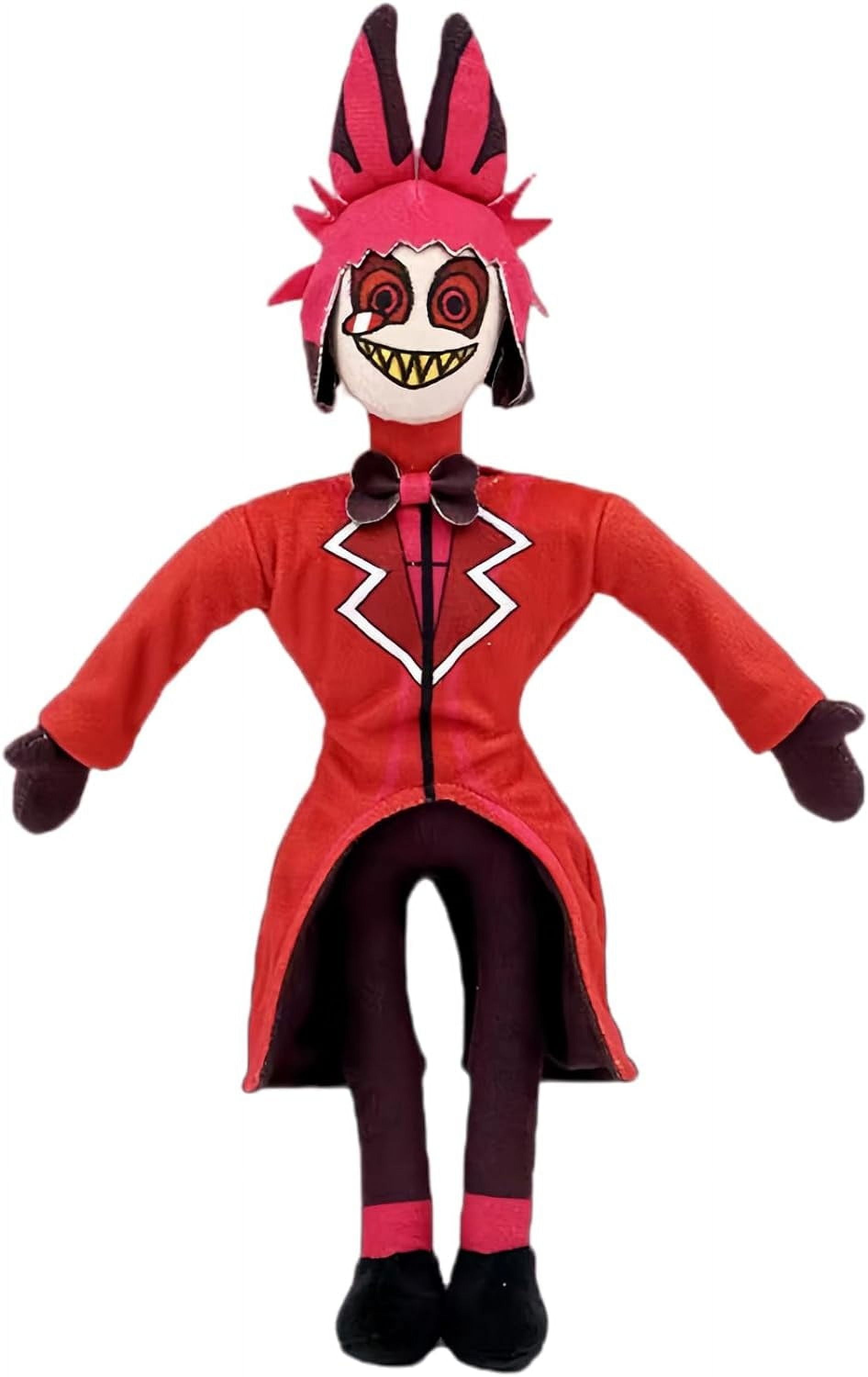 2024 Latest Hazbin Hotel Adam Plush, Stuffed Animals Cursed Cat Alastor Plush Toy, Helluva Boss