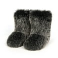 2024 Latest Hot Women's Snow Boots Fluffy Furry Round Toe Suede Winter