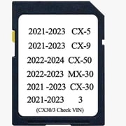 2024 Latest Satellite Navigation SD Card Compatible with 2021-2023 CX-50 MX-30,2022-2024 CX 50,2021-20233