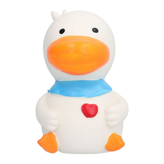 2024 Latex Duck Dog Toys Durable Cute Interactive Funny Squeak Duck