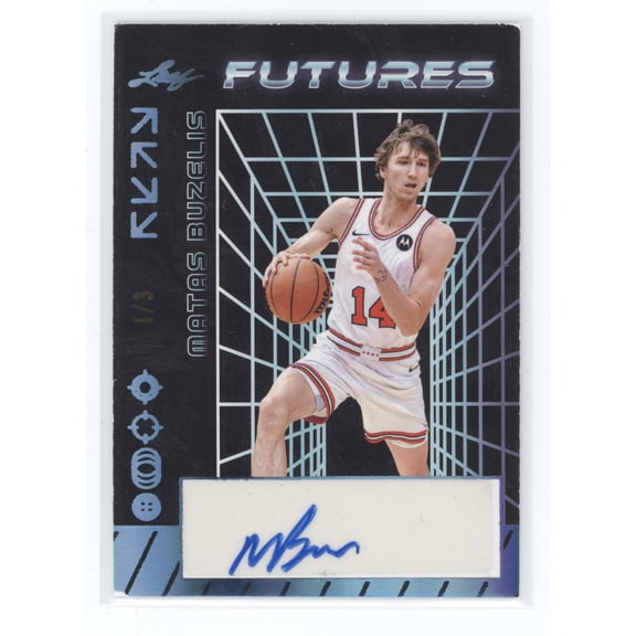 2024 Leaf Futures Matas Buzelis G League Ignite Autograph #A-MB4 1/3 Basketball Card