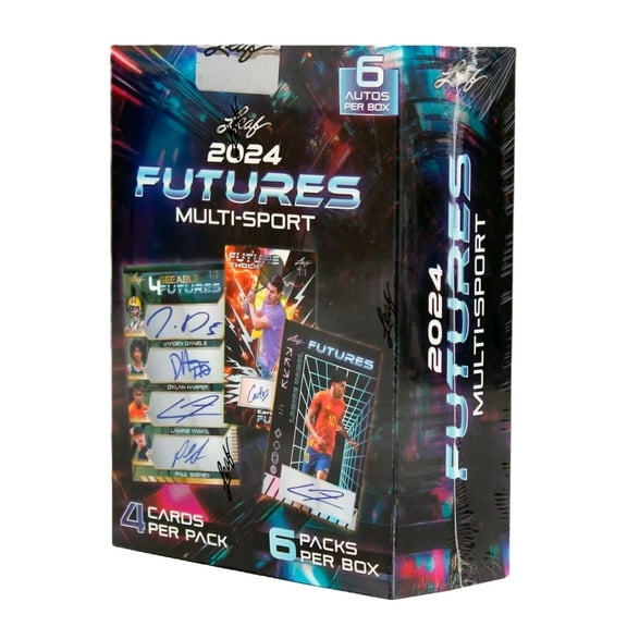 Leaf 2024 Futures Multi-Sport Hobby Box Featuring Jayden Daniels, Carlos Alcaraz, Lamine Yamal, Cameron Brink, Travis Bazzana
