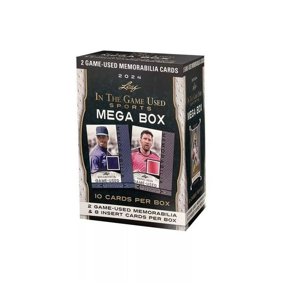 2024 Leaf In The Game Sports Trading Card Mega Box