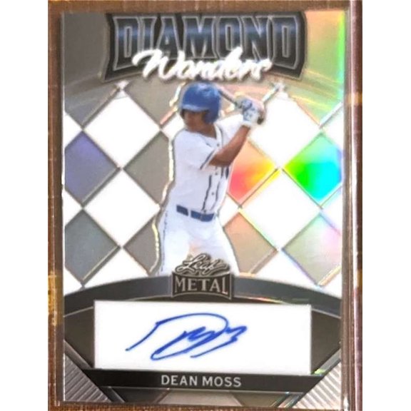2024 Leaf Metal Baseball Diamond Wonders Dean Moss #DW-DM2 Baseball Card