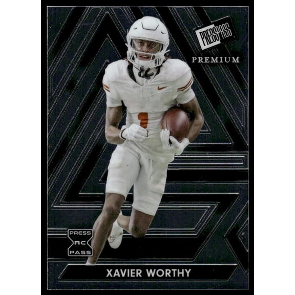 2024 Leaf Press Pass Premium Xavier Worthy #95 RC
