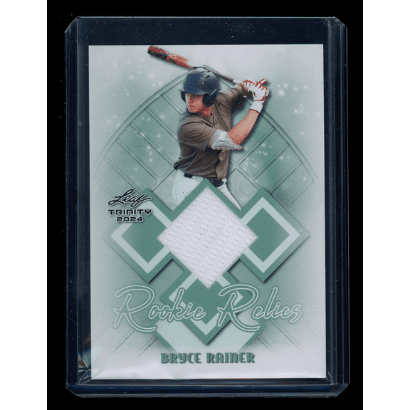 2024 Leaf Trinity Bryce Rainer #RR-10 Rookie Relics Player-worn memorabilia
