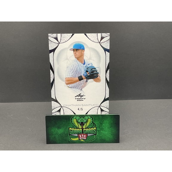 2024 Leaf Trinity Jonathan Santucci #115 4/5 Baseball Card
