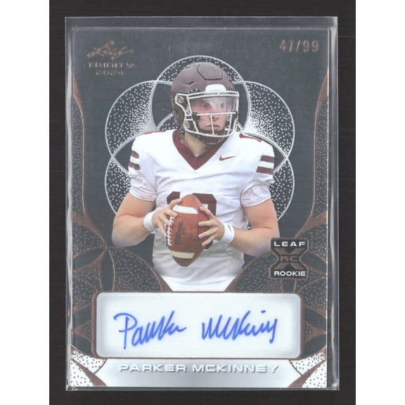 2024 Leaf Trinity Parker McKinney CA-PMK Auto 41/99 NCAA Football Card