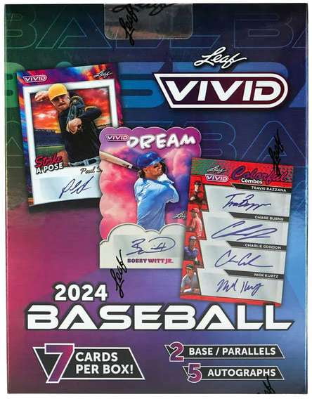 2024 Leaf Vivid Baseball Hobby Box