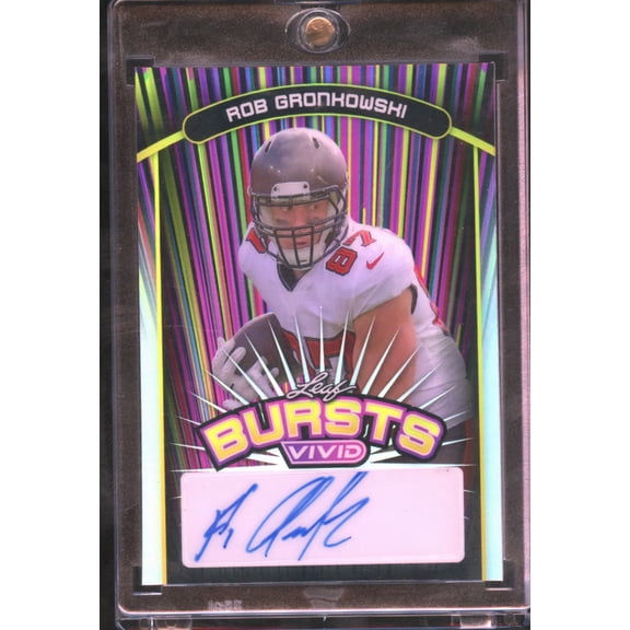 2024 Leaf Vivid Bursts Rob Gronkowski #B-RG1 /10