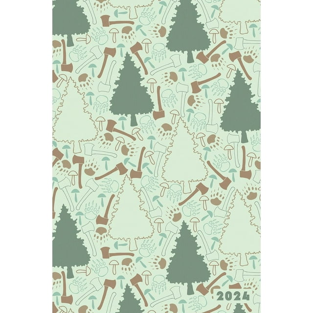 2025 Lumberjack Woodsman Logging Forestry Weekly Calendar Planner