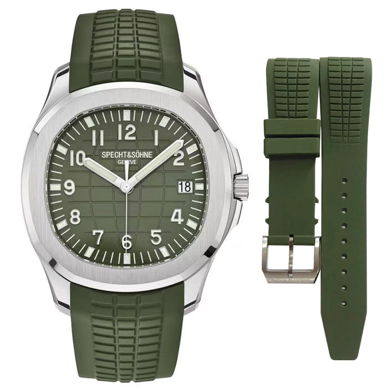 2024 Luxury Specht & Sohne Automatic Watches For Men Rubber Strap Miyota 8215 Movt Classic Sport Wrist Watch Relogio Masculino