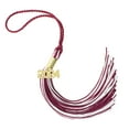 thumbnail image 1 of 2024 MAROON / WHITE GRADUATION TASSEL - EVERY SCHOOL COLOR AVAILABLE -MADE IN USA, 1 of 5
