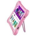 thumbnail image 1 of 2024 ME Google Kids Space 10" Tablet Android, 64GB, Silicone Bumper Case Kickstand, Pink, 1 of 5