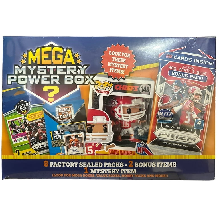 MJH 2024 Mega Mystery Power Box, Football Card Repack, Factory