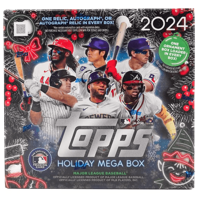 クリスマス特集2024 2024 MLB Topps Holiday Baseball Mega Box! - Walmart.com Box/デッキ/パック