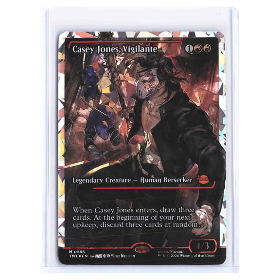 2024 Magic The Gathering Casey Jones Foil Showcase Borderless #M 0286