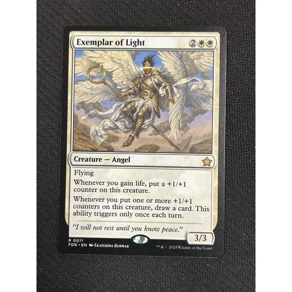 2024 Magic: The Gathering Foundations Exemplar of Light