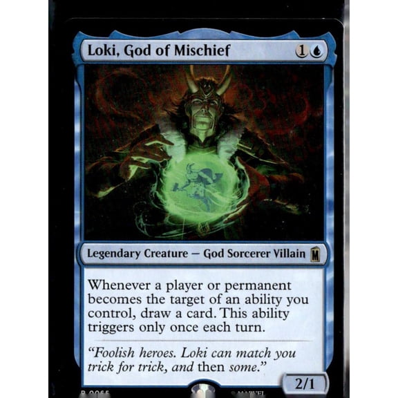 2024 Magic The Gathering Marvel Loki Legendary Creature Wizards of the Coast Trading Card