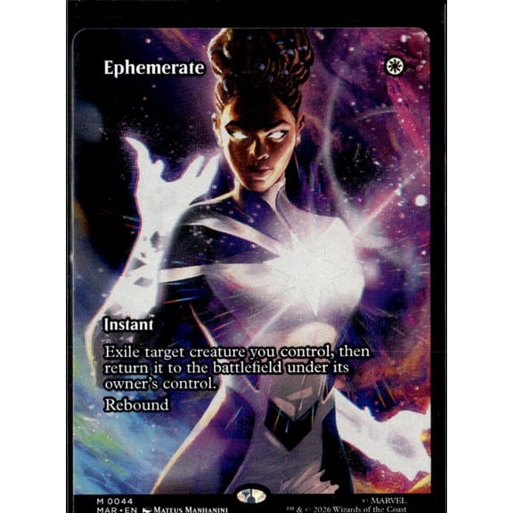 2024 Magic The Gathering Marvel Secret Lair Ephemerate Borderless Full Art Trading Card